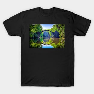 Gablenz Germany Devil's Bridge Rakotzbrucke Artistic T-Shirt